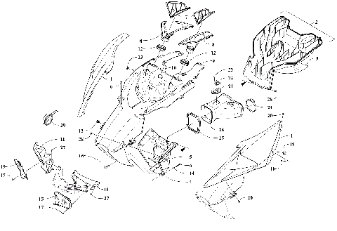 HOOD AND AIR INTAKE ASSEMBLY [109975]
