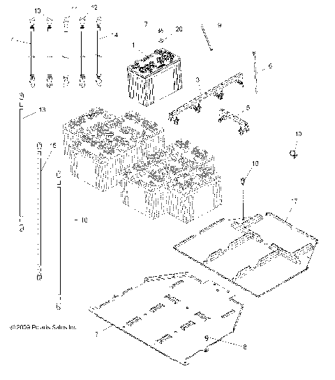 ELECTRICAL, BATTERY - R10RC08GA/GH/FA/FH (49LEVBATTERY10SDW)