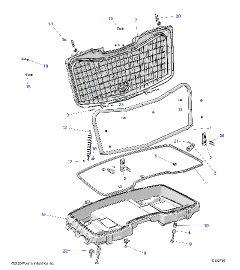 BODY, FRONT CARGO BOX - A26SYY95AK (C102797)