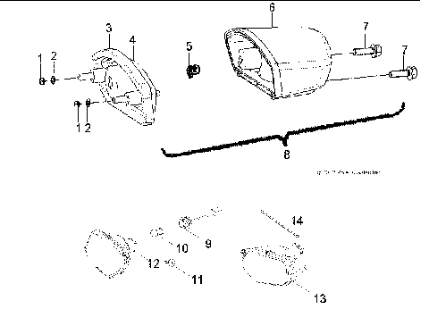 ELECTRICAL, HEADLIGHT and TAILLIGHT - R14VA17AA/AF (49RGRTAILLAMPS13RZR170)