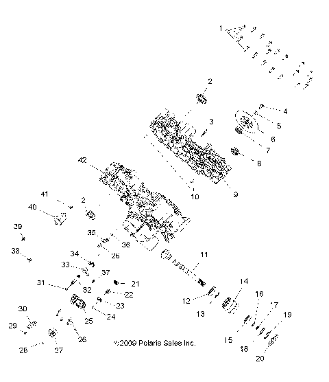DRIVE TRAIN, MAIN GEARCASE - R10TH76/TY76 ALL OPTIONS (49RGRGEARCASE108004X4)