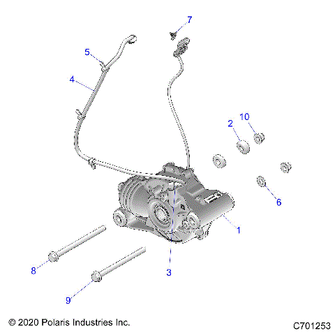 DRIVE TRAIN, FRONT GEARCASE MOUNTING - R21RRF99AK (C701253)