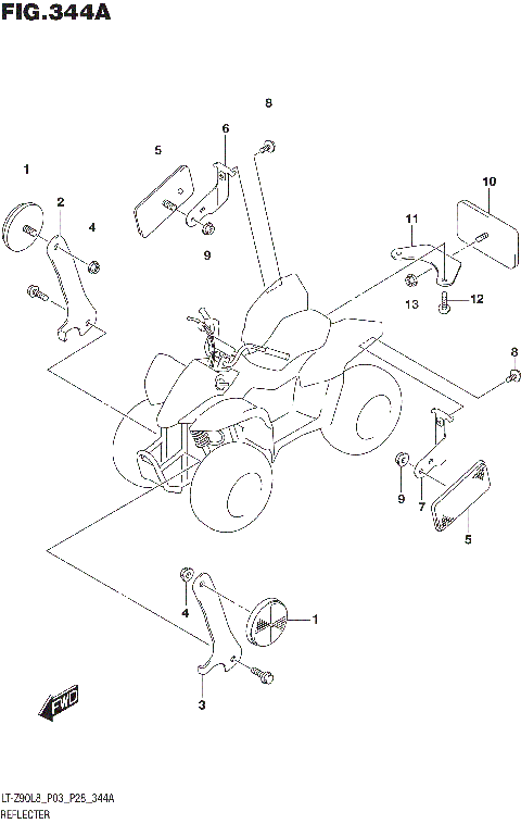 REFLECTOR (LT-Z90L8 P28)