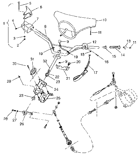 STEERING SL 700 B964066 and Intl. SL 700 I964066 (4935633563A013)