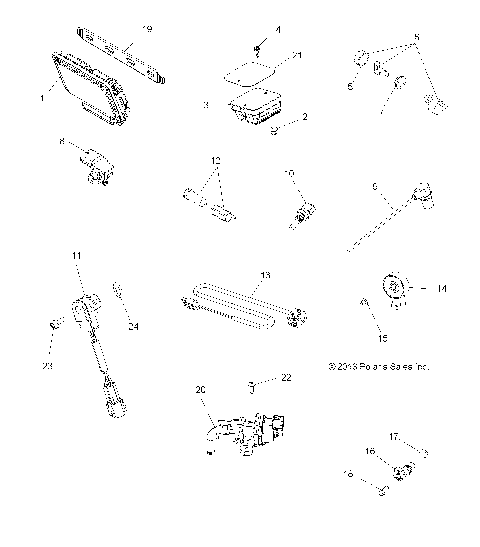 ELECTRICAL, SWITCHES, SENSORS, ECU and CONTROL MODULES - A14DN8EAH/EAQ/EAR (49ATVSWITCHES14SPTRG850)
