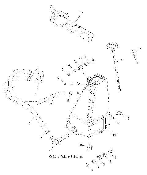 ENGINE, OIL TANK - R12RH50AG/AH/AM/AR/AZ (49RGROILTANK12500)