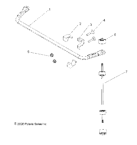 SUSPENSION, REAR STABILIZER BAR - R09HH68/HY68 ALL OPTIONS (49RGRSTABILIZERRR097004X4)