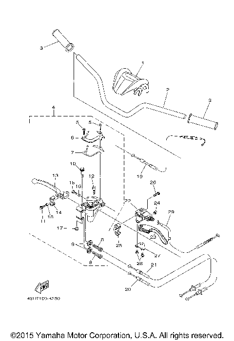 STEERING HANDLE CABLE