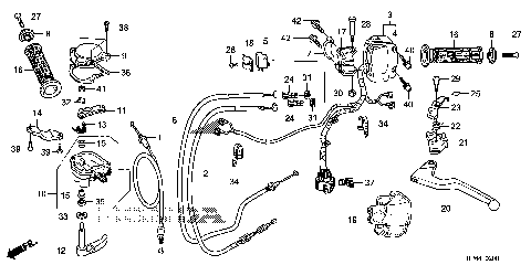 HANDLE LEVER@SWITCH@CABLE