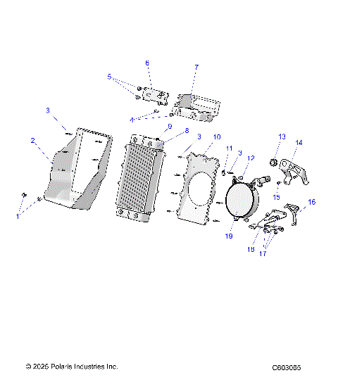 ENGINE, COOLING, RADIATOR - S26TFF6RSL/TFP6RSL (C603065)
