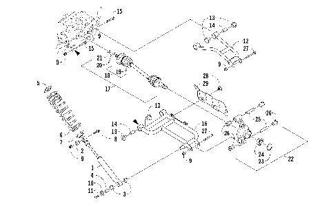 REAR SUSPENSION ASSEMBLY [302257]