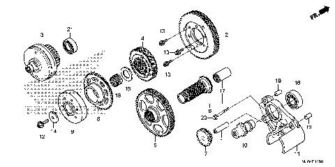 PRIMARY DRIVE GEAR