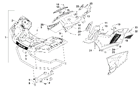 FRONT RACK AND SIDE PANEL ASSEMBLIES [300639]