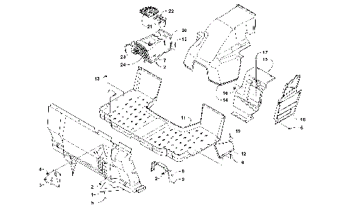 CONSOLE AND FLOOR PANEL ASSEMBLY [301303]