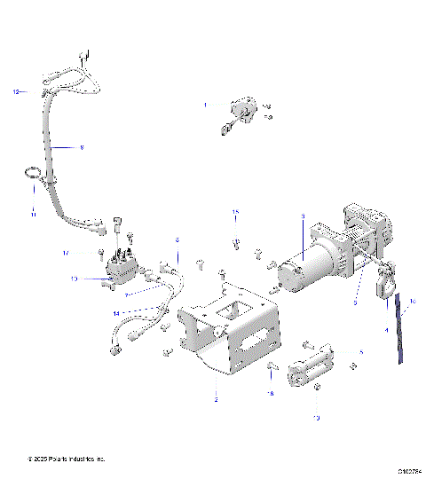 CHASSIS, WINCH - A26SDZ57AB (C102784)
