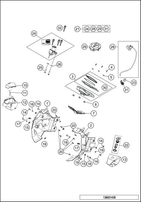 INSTRUMENTS / LOCK SYSTEM