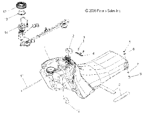 FUEL SYSTEM, FUEL TANK ASM. - S09PP7FS/FE (49SNOWFUEL09FSTRG)