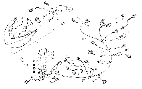 HEADLIGHT AND WIRING ASSEMBLIES [98077]