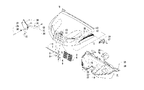 HOOD AND HEADLIGHT ASSEMBLY [93978]