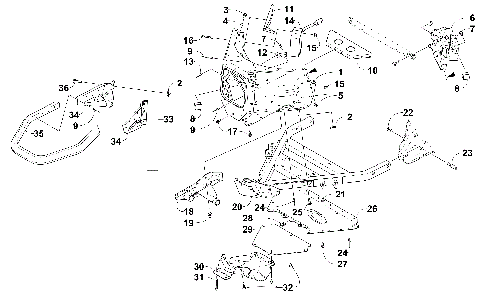 FRONT BUMPER AND FRAME ASSEMBLY [101011]