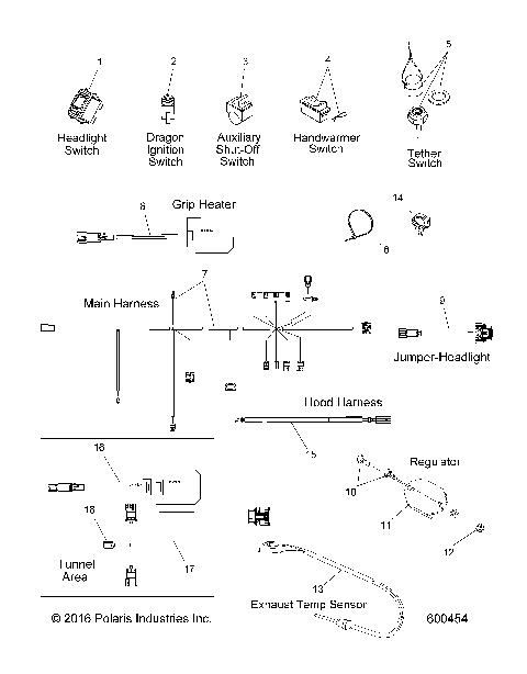 ELECTRICAL, HARNESS and COMPONENTS - S17MBX6JSA/JEA (600454)
