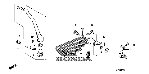 PEDAL@KICK STARTER ARM