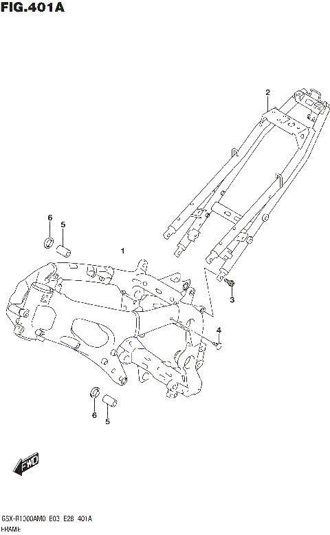 FRAME (GSX-R1000A)