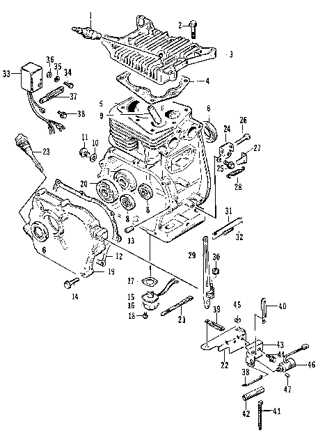 CYLINDER AND CRANKCASE [94456]