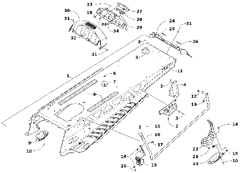 TUNNEL AND SNOWFLAP ASSEMBLY [106158]