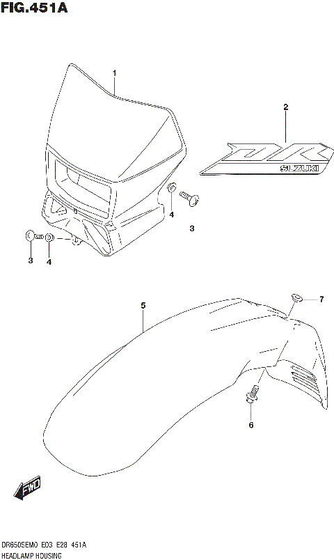 HEADLAMP HOUSING