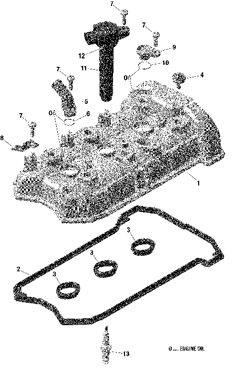 01- Rotax - Valve Cover - 900 ACE