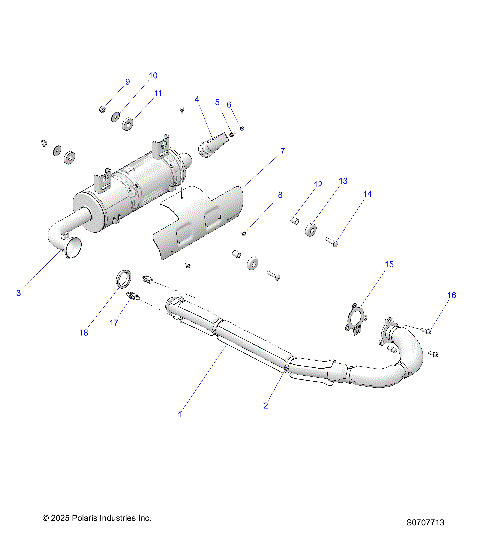 ENGINE, EXHAUST SYSTEM