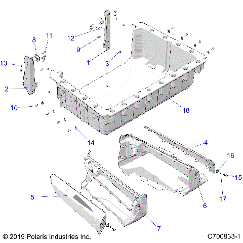 BODY, BOX - G21GXD99AJ/AZ/BJ/BZ (C700833-1)