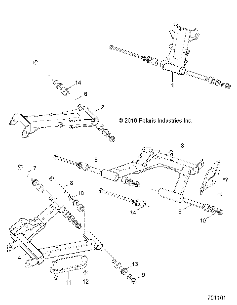 SUSPENSION, REAR CONTROL ARMS - Z18VBA87B2/E87BK/BU/LK/BR (701101)