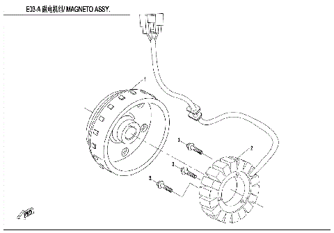 MAGNETO STATOR ASSY.