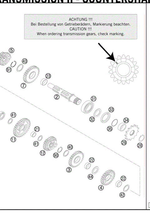 TRANSMISSION II - COUNTERSHAFT 
