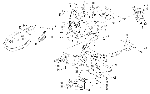 FRONT BUMPER AND FRAME ASSEMBLY [96616]