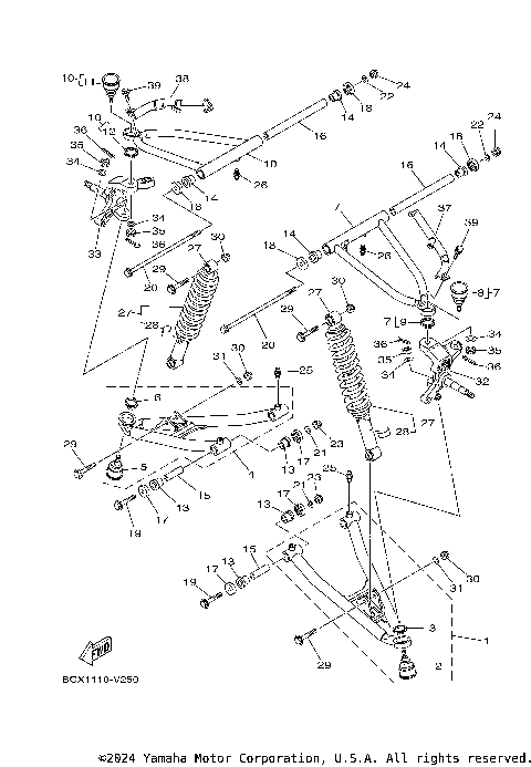 FRONT SUSPENSION & WHEEL