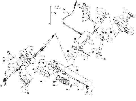 STEERING AND SHIFT ASSEMBLY [305670]
