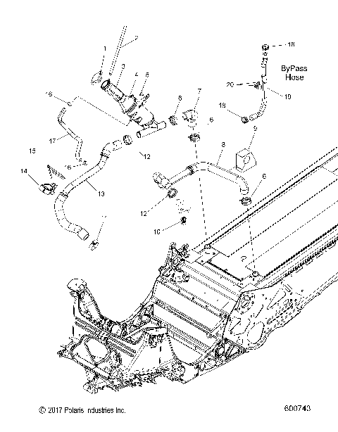 ENGINE, COOLING SYSTEM - S18EFT8P ALL OPTIONS (600743)