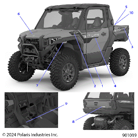 BODY, DECALS, GRAPHICS - G25G2W99AB/BB