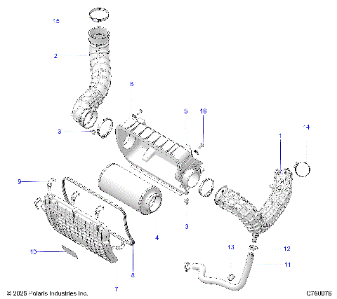 ENGINE, AIR INTAKE SYSTEM - Z26NES99A4/B4 (C760076)