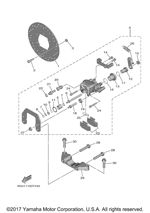 REAR BRAKE CALIPER 2