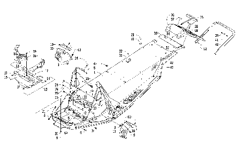 CHASSIS, REAR BUMPER, AND SNOWFLAP ASSEMBLY [99368]