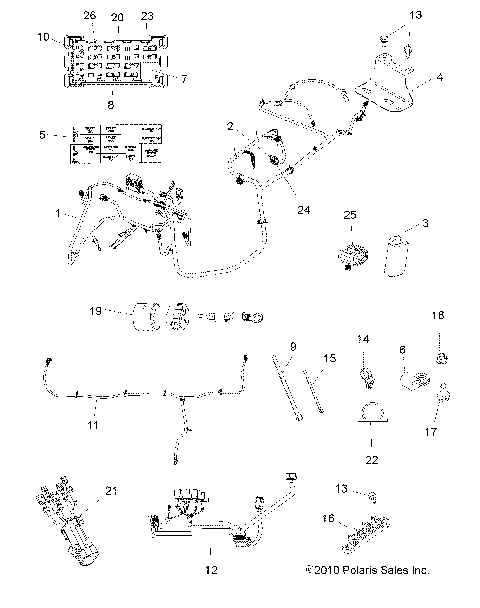 ELECTRICAL, WIRE HARNESSES - R11RC08GA/GH/FA/FH (49RGRHARNESS11EV)