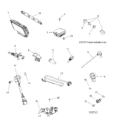 ELECTRICAL, SWITCHES, SENSORS, ECU and CONTROL MODULES - A17SXA85A1/A7/SXE85AB/AM/AS/A9 (100763)
