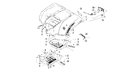 REAR BODY PANEL AND FOOTWELL ASSEMBLIES [96941]