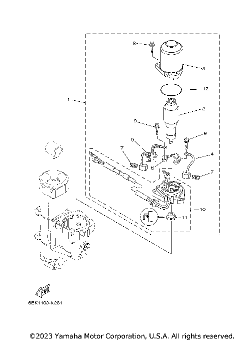 POWER TRIM TILT ASSY 2