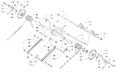 REAR SUSPENSION REAR ARM ASSEMBLY [104181]