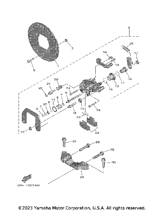 REAR BRAKE CALIPER 2